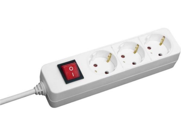 Monacor MCS-30/WS Stołowa listwa zasilająca z